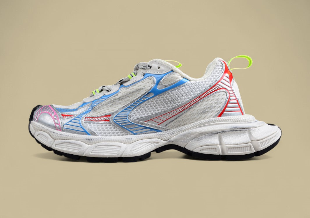 Balenciaga Multicolor Mesh Runner Sneaker