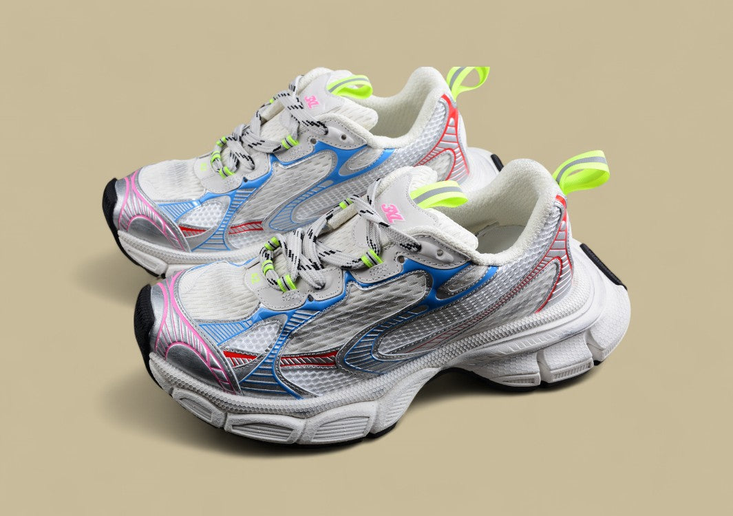 Balenciaga Multicolor Mesh Runner Sneaker