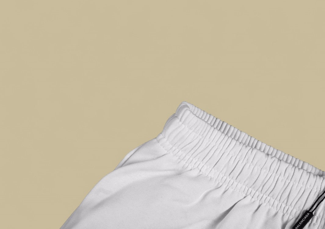 Balenciaga Multiple Logos Track Pants – White