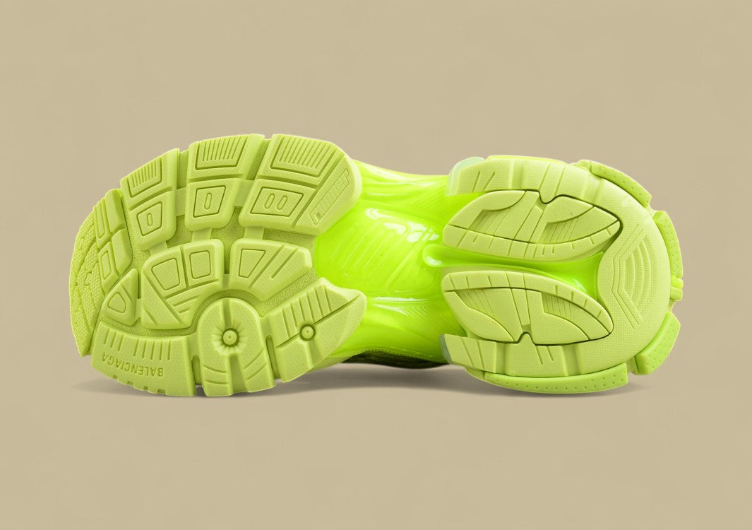 Balenciaga Neon Yellow Mesh Runner Sneaker