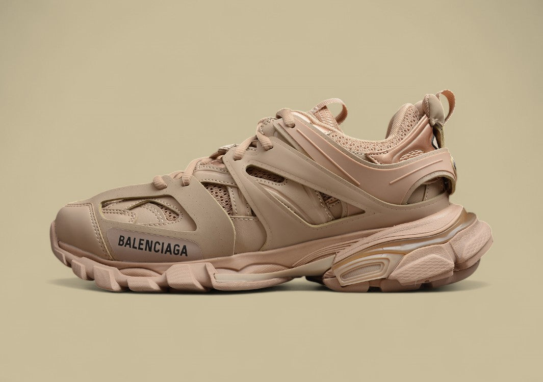 Balenciaga Nude Beige Tech Runner Sneaker
