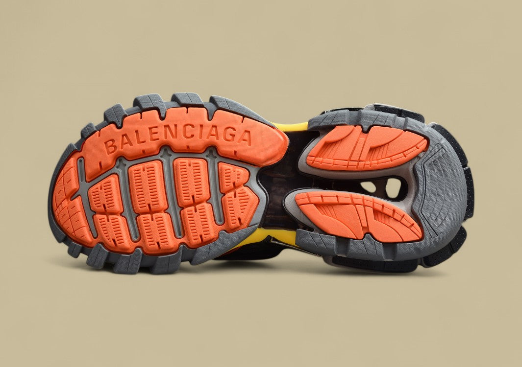 Balenciaga Orange & Yellow Runner Sneaker