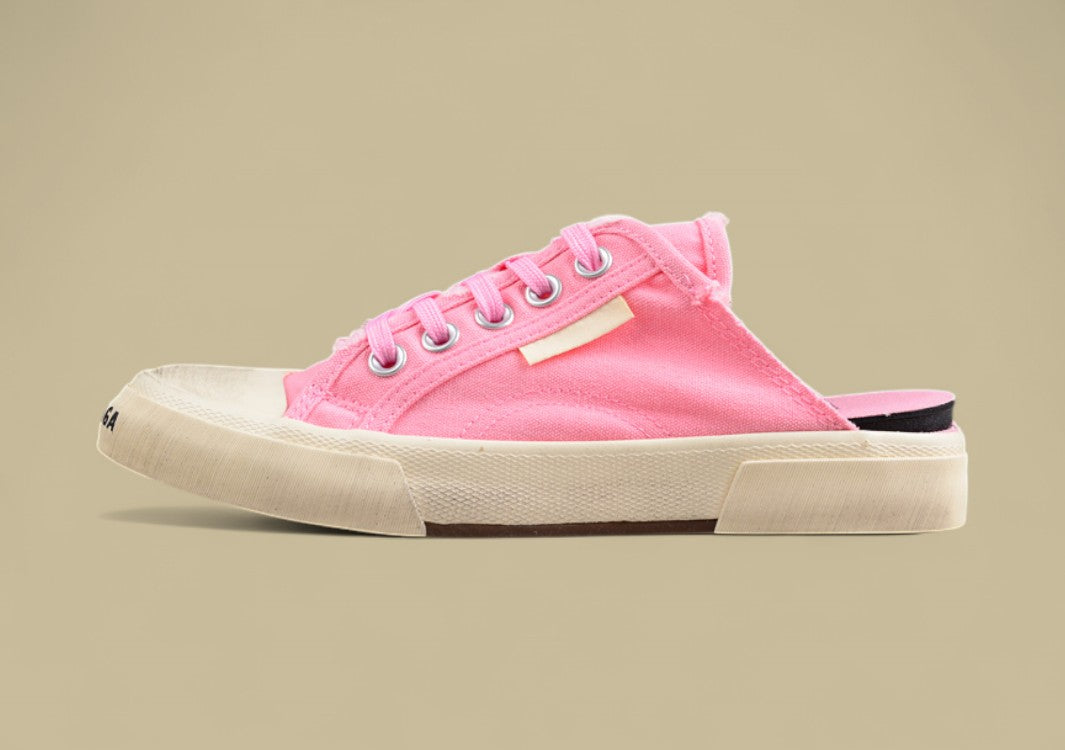 Balenciaga Paris Sneaker Mule in Distressed Pink