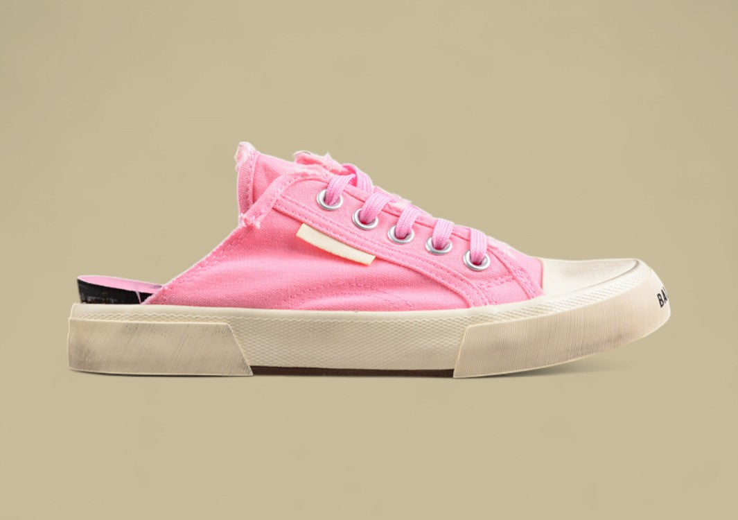 Balenciaga Paris Sneaker Mule in Distressed Pink