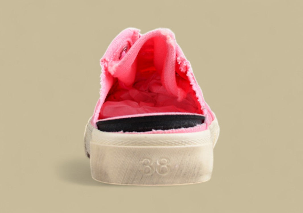 Balenciaga Paris Sneaker Mule in Distressed Pink