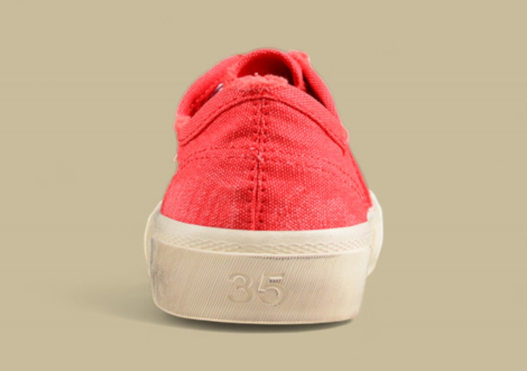 Balenciaga Paris Sneaker in Distressed Red