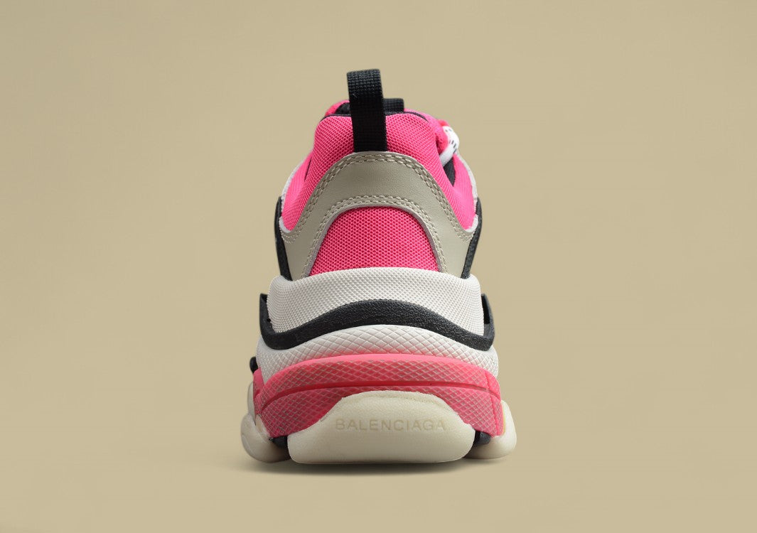 Balenciaga Pink Black And White Combination Outsole