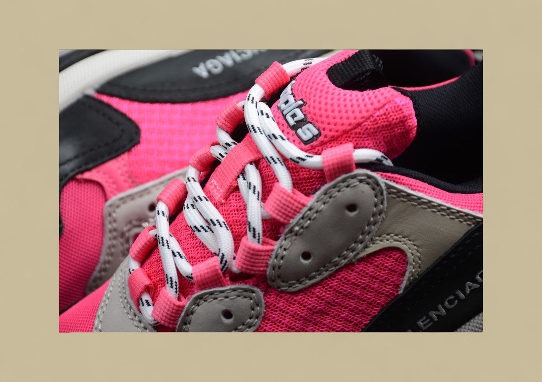 Balenciaga Pink Black And White Combination Outsole