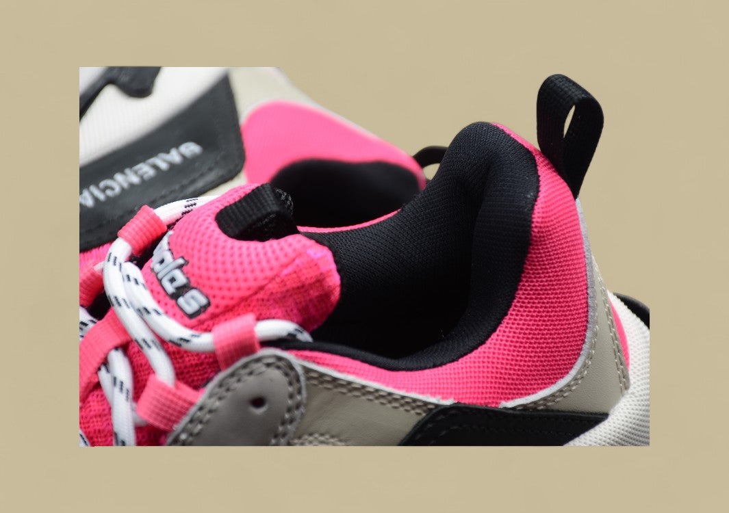 Balenciaga Pink Black And White Combination Outsole