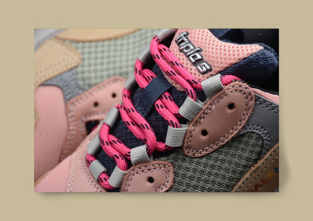 Balenciaga Pink Gray Yellow Men's And Women's Shoes