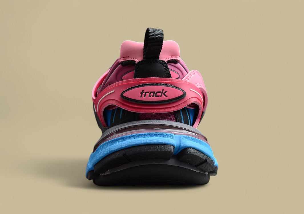 Balenciaga Pink & Blue Track Sneaker