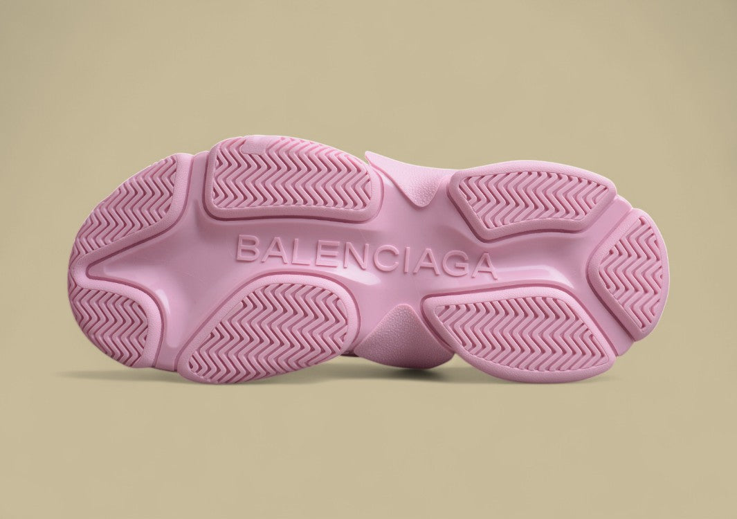 Balenciaga R40 Plus Velvet Retro Dad Shoes Pink