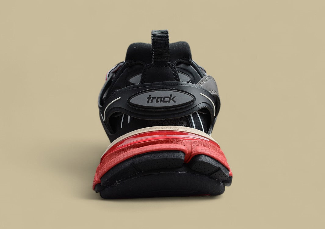 Balenciaga R48 GZ Version Black and Red Men's and Women's Shoes