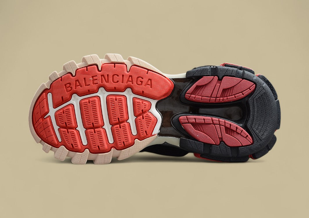 Balenciaga R48 GZ Version Black and Red Men's and Women's Shoes