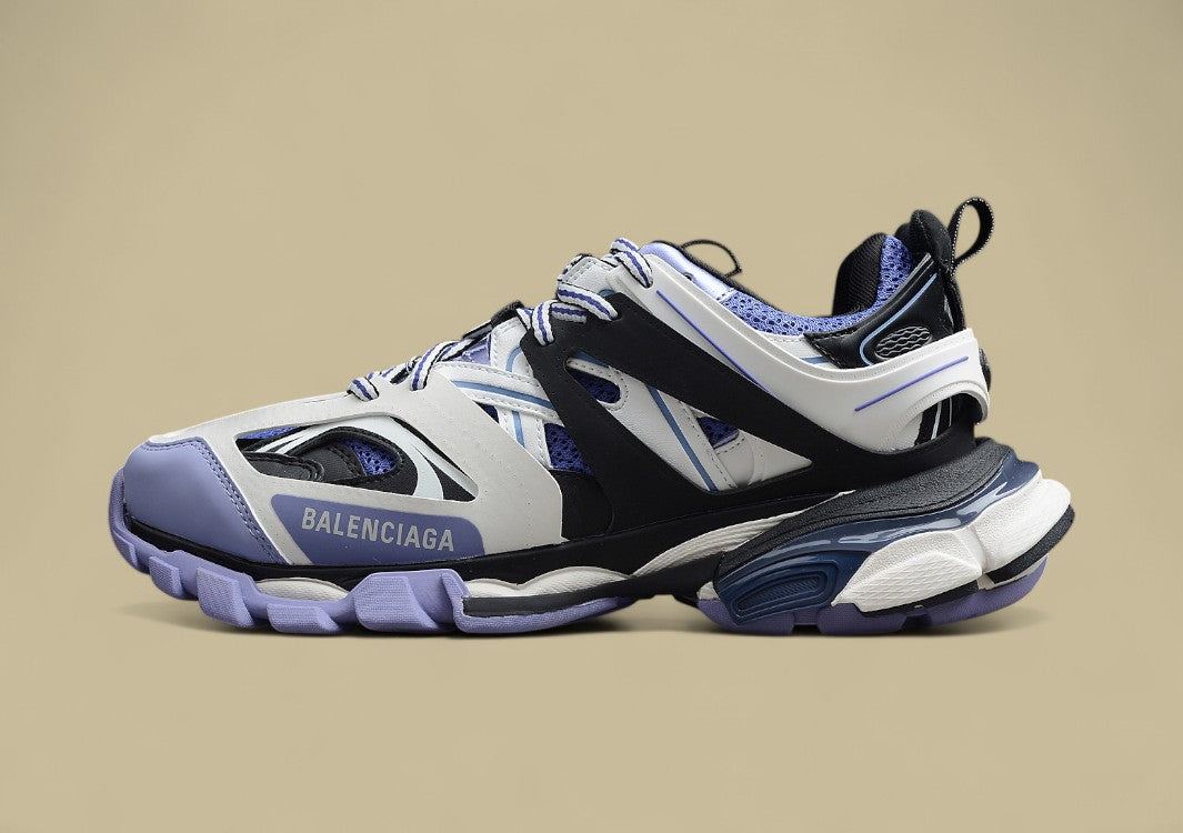 Balenciaga R48 GZ Version Silver, Blue and Black Men's and Women's Shoes