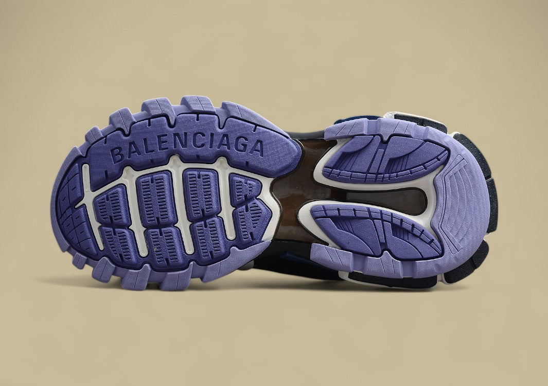 Balenciaga R48 GZ Version Silver, Blue and Black Men's and Women's Shoes