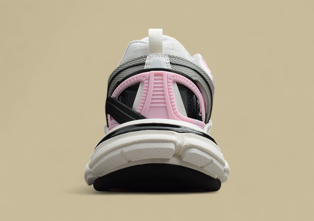 Balenciaga R58 Track Trainers Grey White Powder