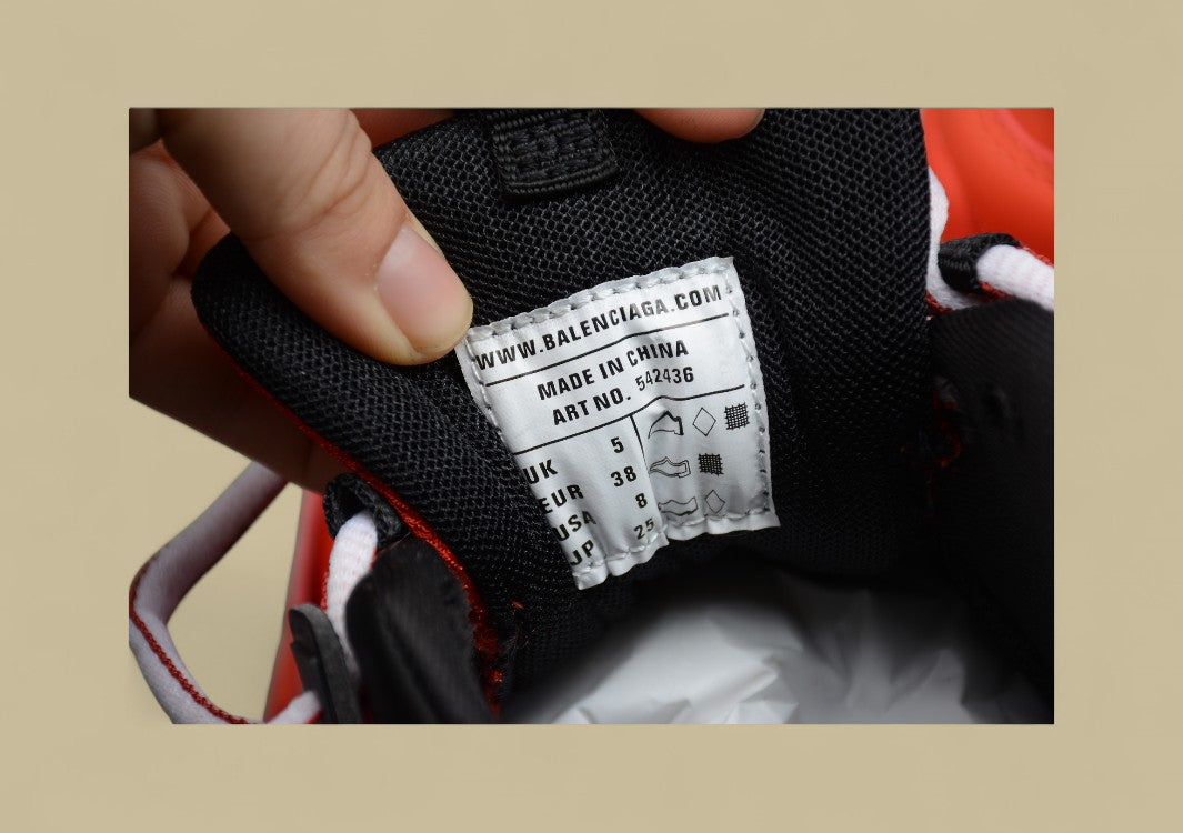 Balenciaga Red Gray Sneaker