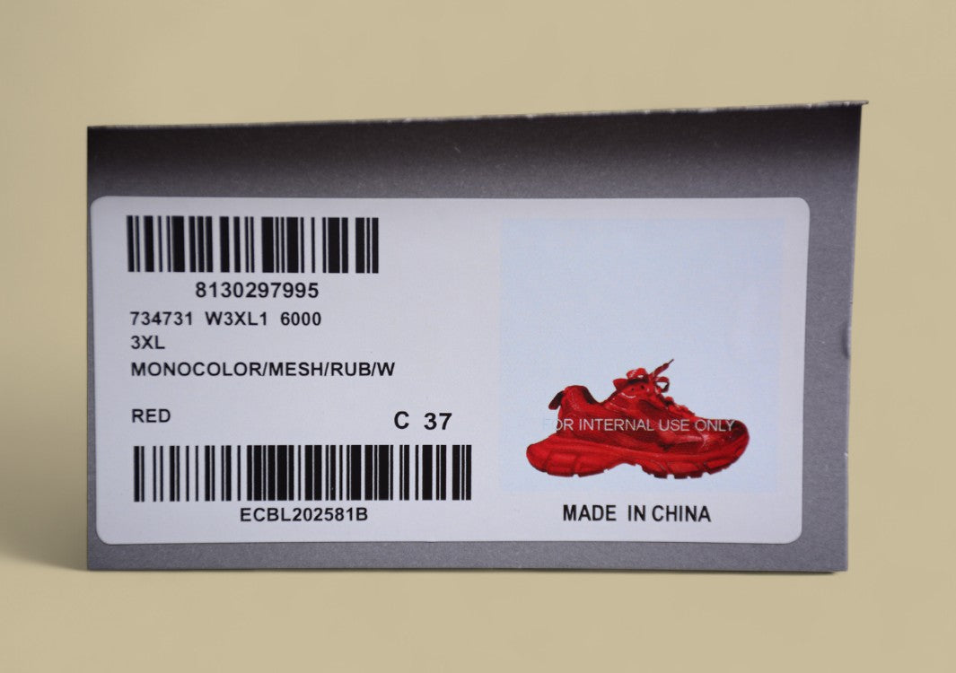 Balenciaga Red Track Sneaker