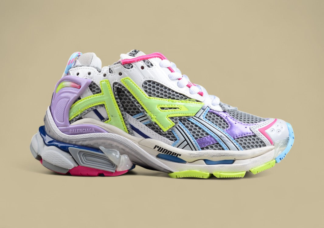 Balenciaga Runner Kith "Four.Color" 7.0 – 21SS Retro Casual Sneaker