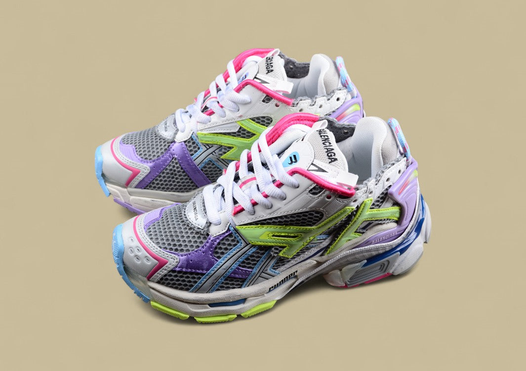 Balenciaga Runner Kith "Four.Color" 7.0 – 21SS Retro Casual Sneaker