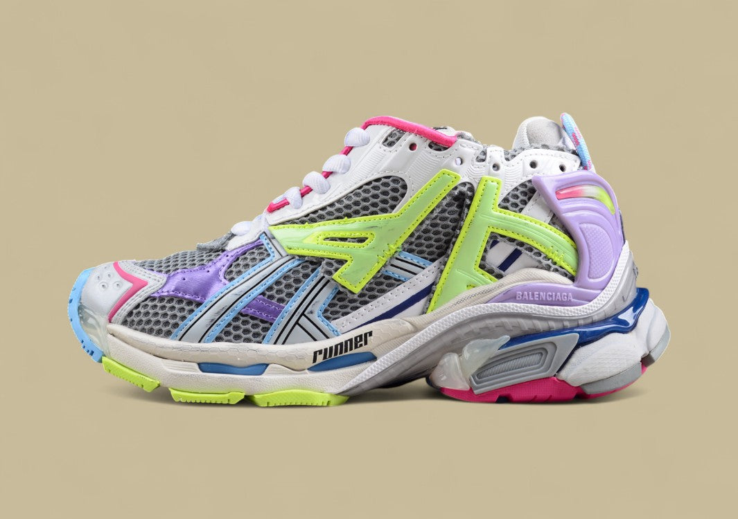 Balenciaga Runner Kith "Four.Color" 7.0 – 21SS Retro Casual Sneaker