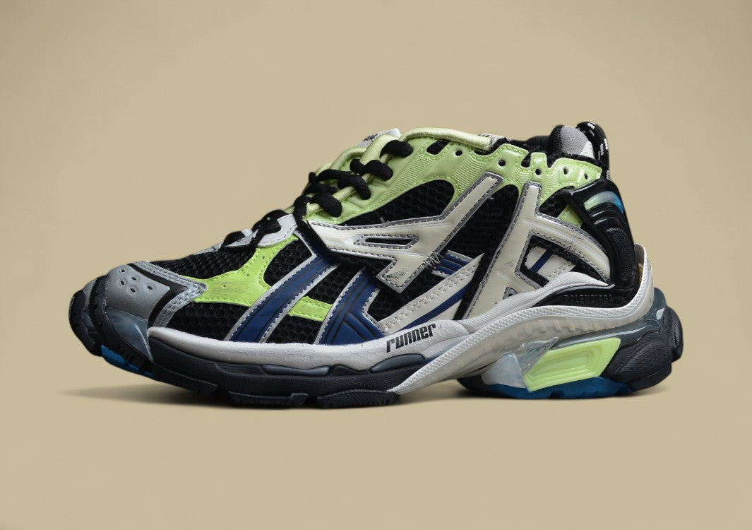 Balenciaga Runner Kith Four.color Balenciaga 7.0 21ss Latest Color Matching Trend Retro Casual Shoes