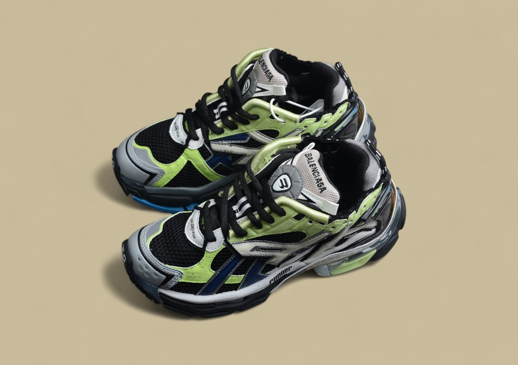 Balenciaga Runner Kith Four.color Balenciaga 7.0 21ss Latest Color Matching Trend Retro Casual Shoes