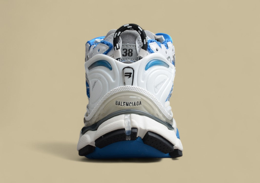 Balenciaga Runner Kith Four.color R55 7.0 21ss Latest Color Trend Retro Casual Shoes