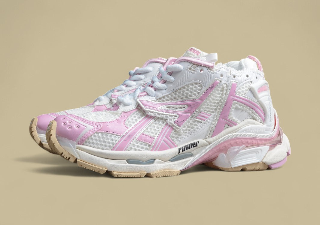 Balenciaga Runner Kith Four.color R55 7.0 21ss Latest Color Trend Retro Casual Shoes