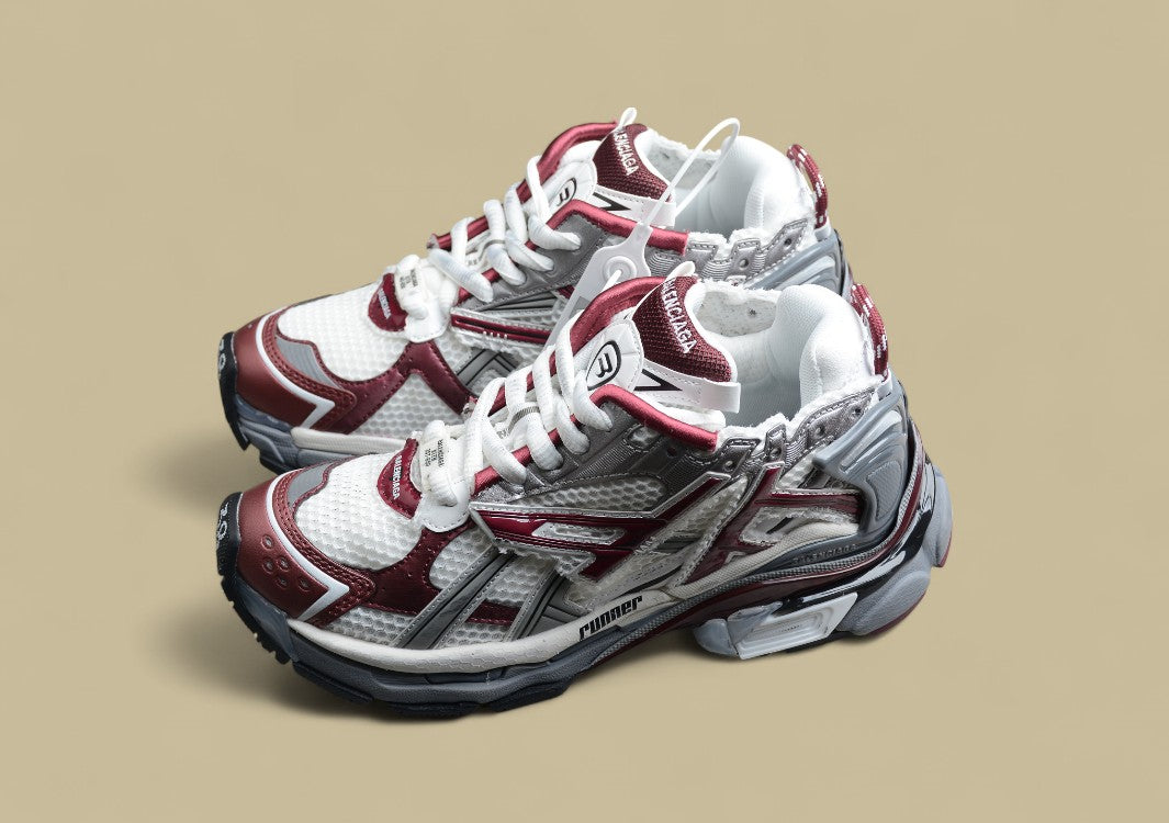 Balenciaga Runner Kith Four.color R55 7.0 21ss Latest Color Trend Retro Casual Shoes