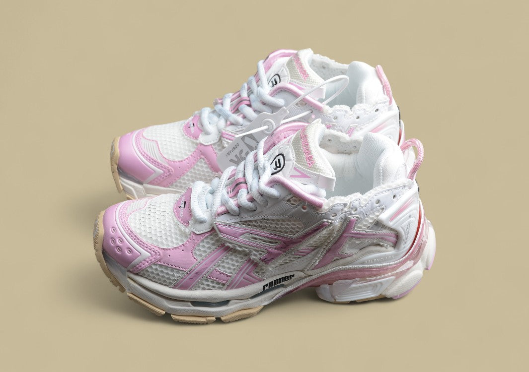 Balenciaga Runner Kith Four.color R55 7.0 21ss Latest Color Trend Retro Casual Shoes