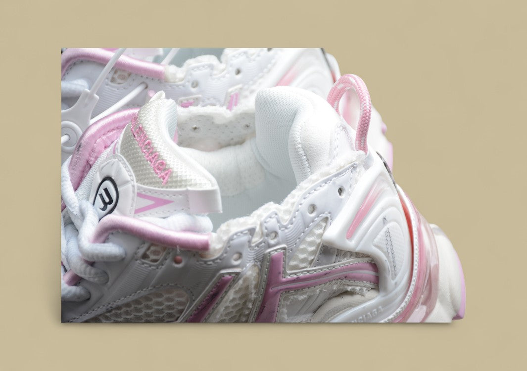 Balenciaga Runner Kith Four.color R55 7.0 21ss Latest Color Trend Retro Casual Shoes