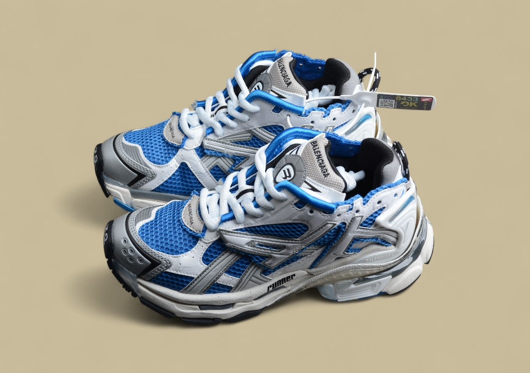 Balenciaga Runner Kith Four.color R55 7.0 21ss Latest Color Trend Retro Casual Shoes
