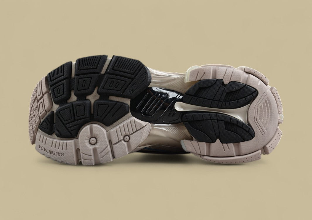 Balenciaga Runner Kith Four – Beige & Aqua Trim
