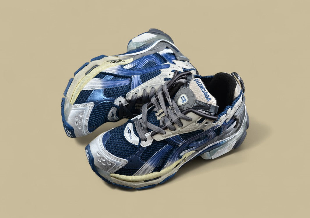 Balenciaga Runner Kith Four – Navy, White & Gradient Blue