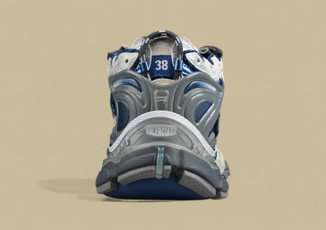 Balenciaga Runner Kith Four – Navy, White & Gradient Blue