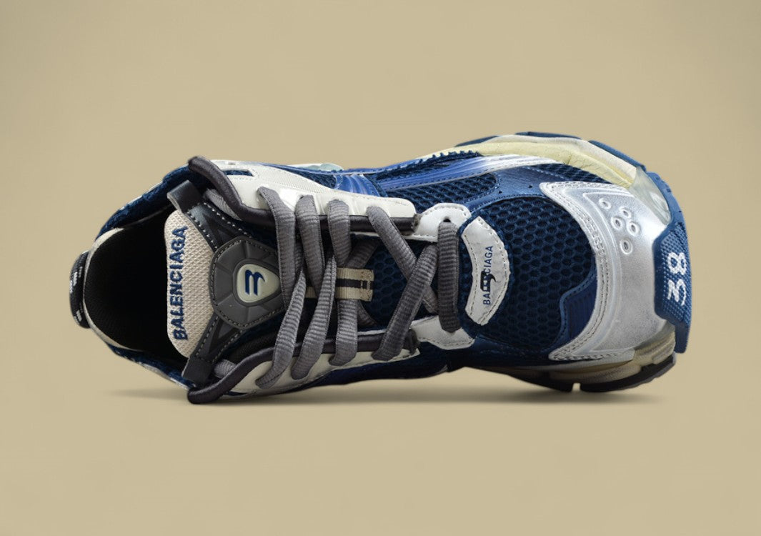 Balenciaga Runner Kith Four – Navy, White & Gradient Blue
