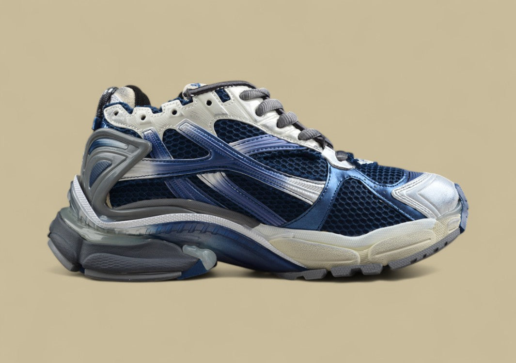 Balenciaga Runner Kith Four – Navy, White & Gradient Blue