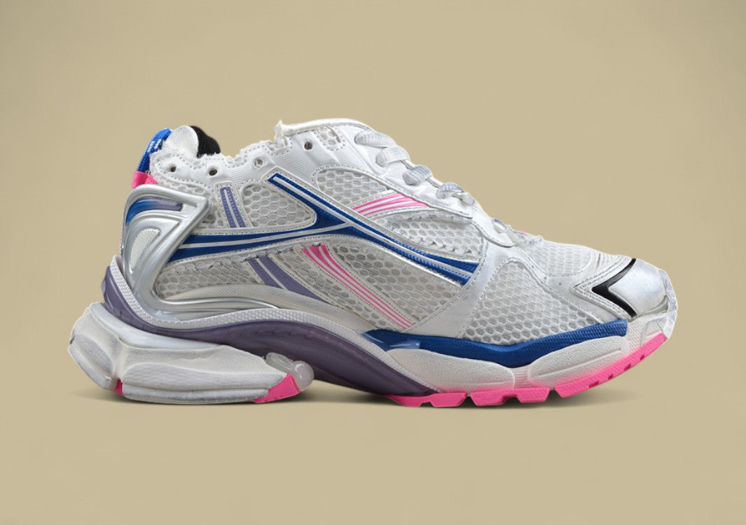 Balenciaga Runner Kith Four – White, Blue & Pink