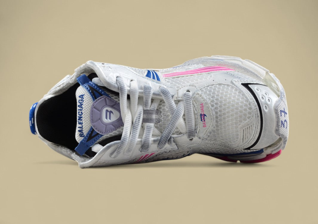 Balenciaga Runner Kith Four – White, Blue & Pink