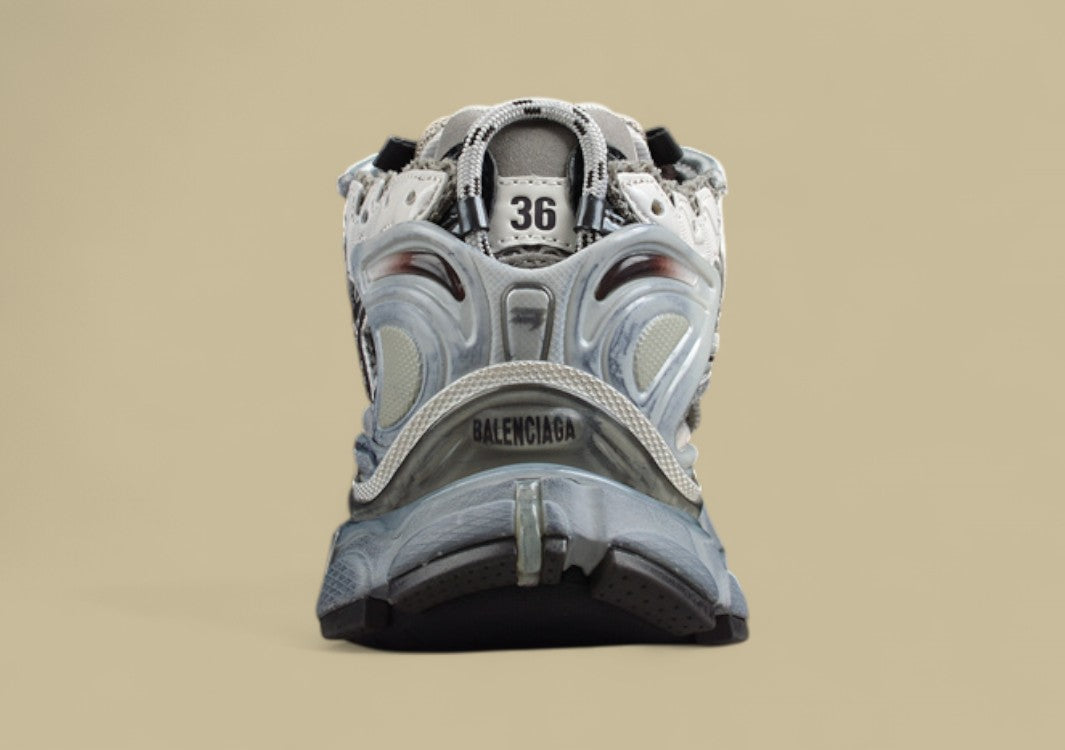 Balenciaga Runner Sneaker – Aged White/Grey/Black