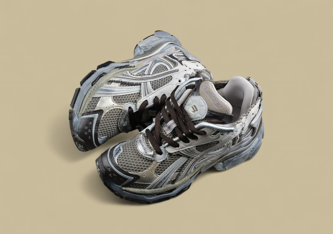 Balenciaga Runner Sneaker – Aged White/Grey/Black