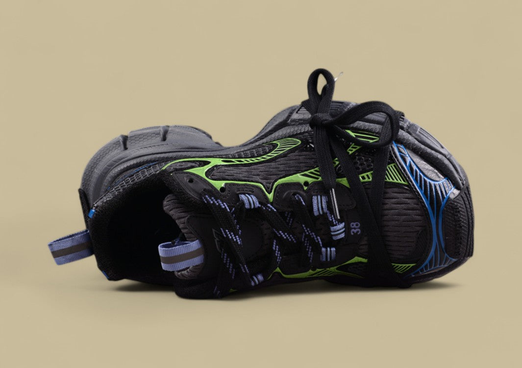 Balenciaga Runner Sneaker – Black/Green/Blue