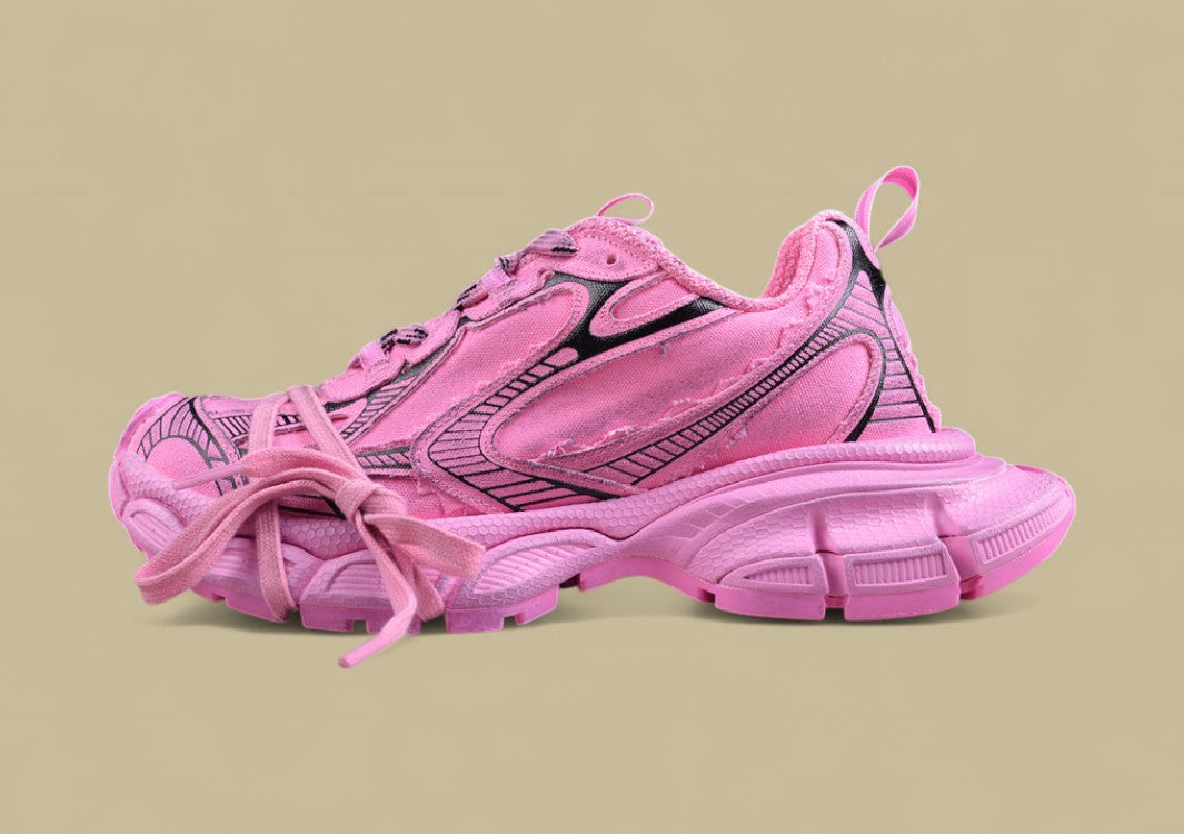 Balenciaga Runner Sneaker – Distressed Pink