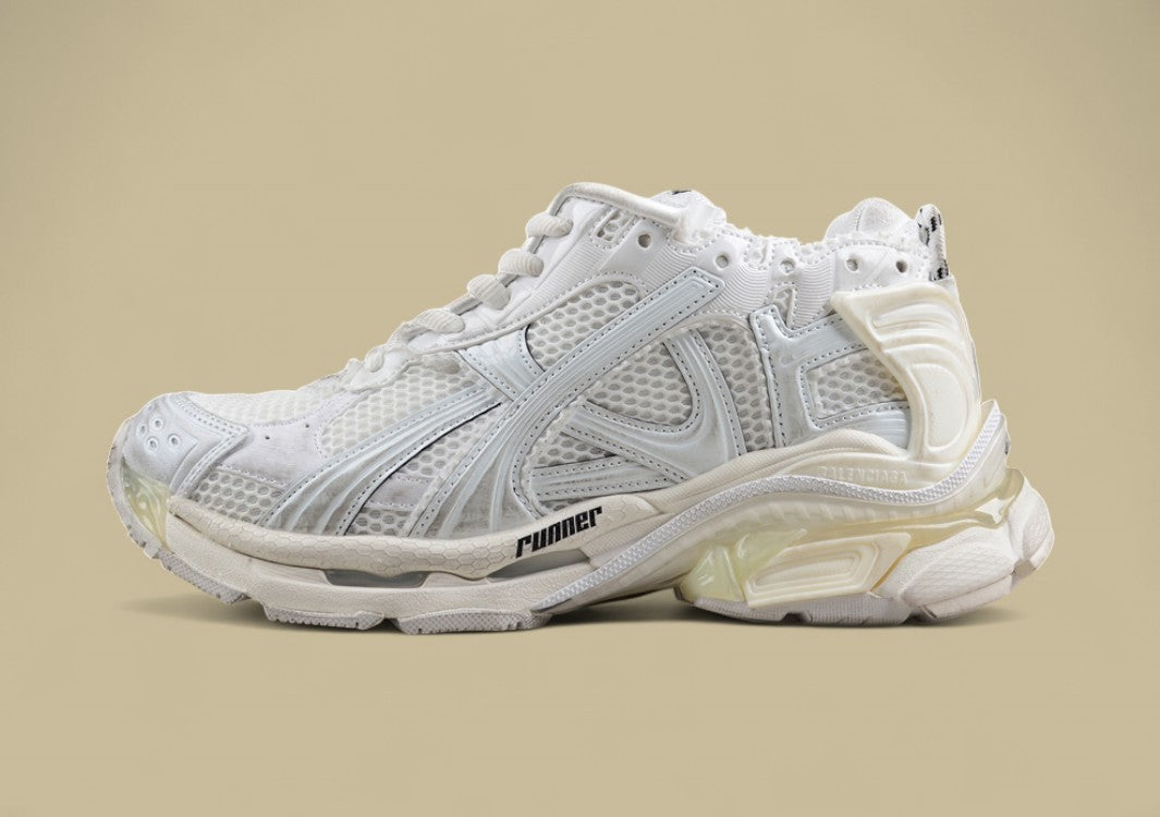 Balenciaga Runner Sneaker – Kith Four Edition in Triple White
