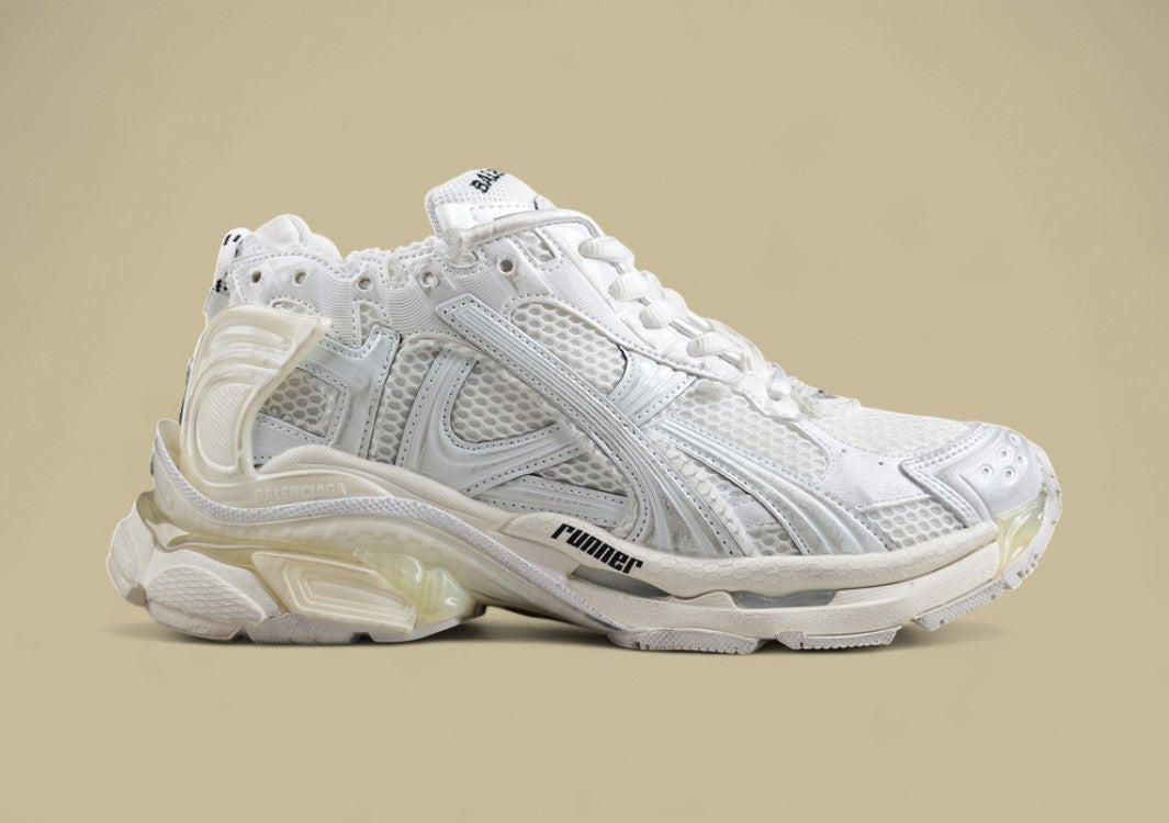 Balenciaga Runner Sneaker – Kith Four Edition in Triple White