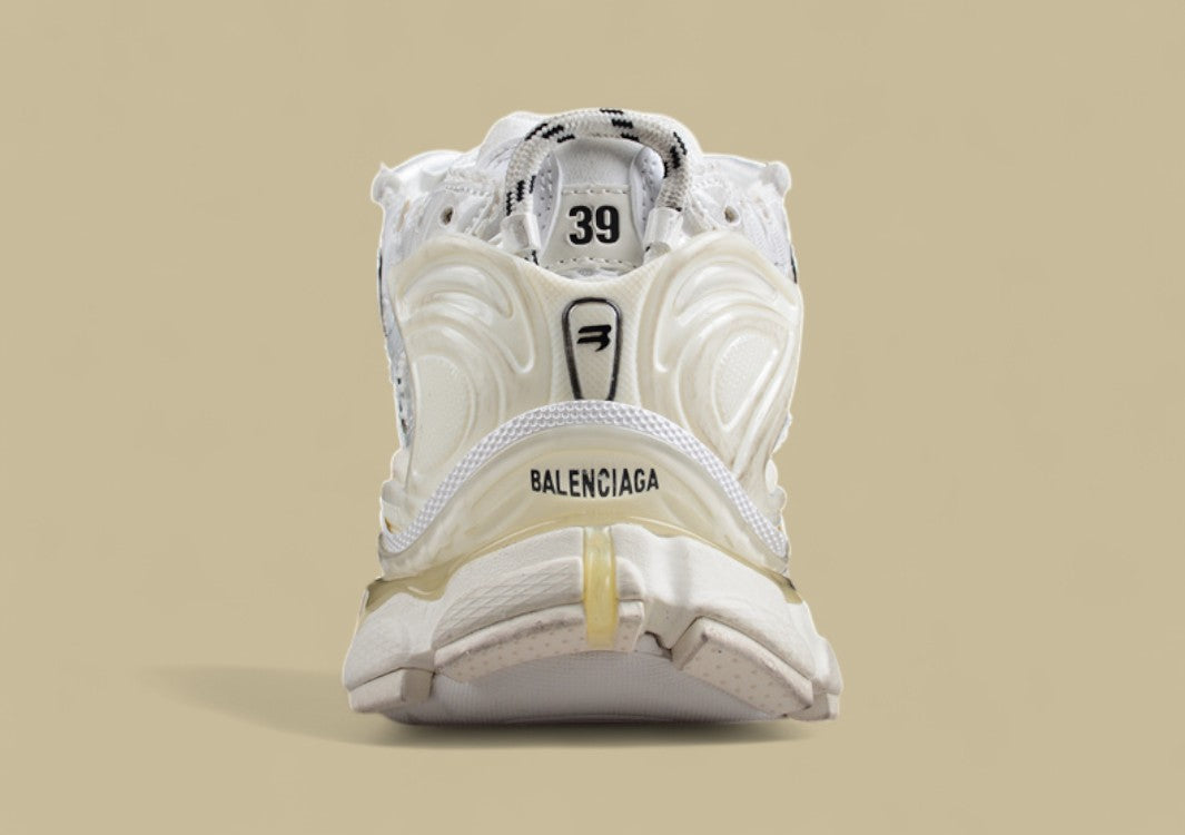 Balenciaga Runner Sneaker – Kith Four Edition in Triple White