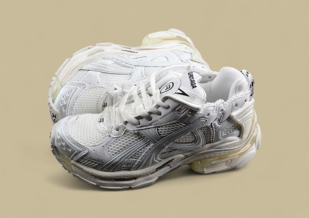 Balenciaga Runner Sneaker – Kith Four Edition in Triple White