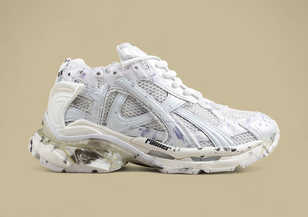 Balenciaga Runner Sneaker – Kith Four White/Marble